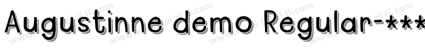 Augustinne demo Regular字体转换